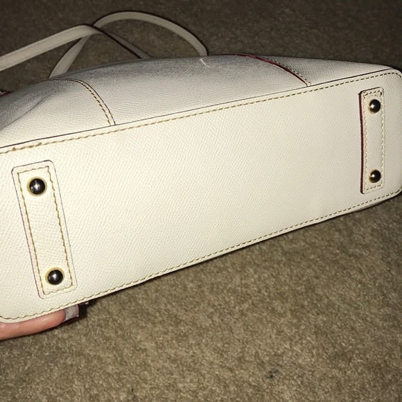 White Pebble Dooney Bag - Picture 5 of 6